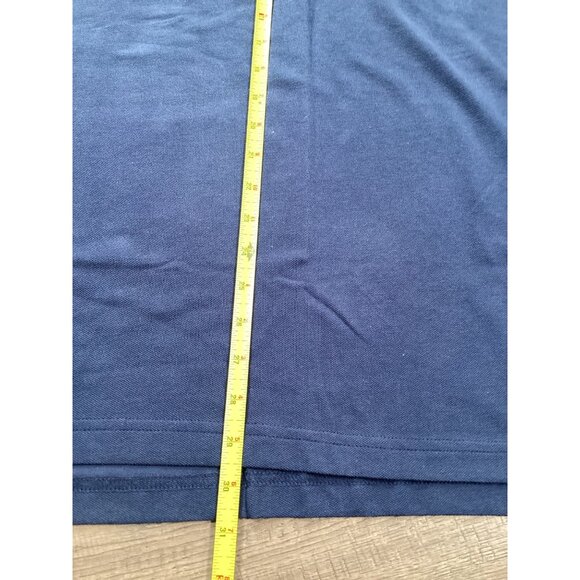 MTailor Custom-Fit Navy Polo Shirt For Men 100% Cotton Short Sleeve fit S /M NEW - Picture 4 of 5